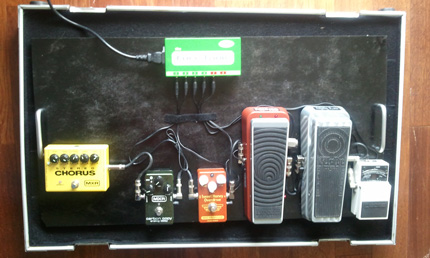 Photo Pedalboard Gregory Bouvet