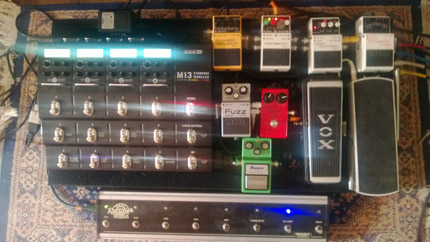 Photo Pedalboard Pierre-Yves Noaille