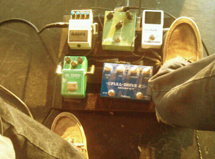 Photo Pedalboard Julien Gaillard